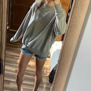 Nike  Light Gray Crewneck Sweater